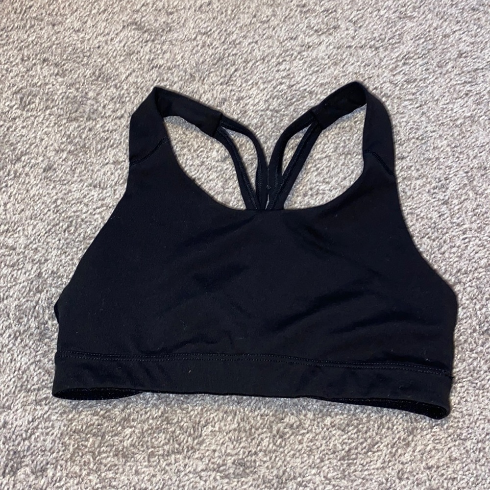OLD NAVY black criss cross sports bra